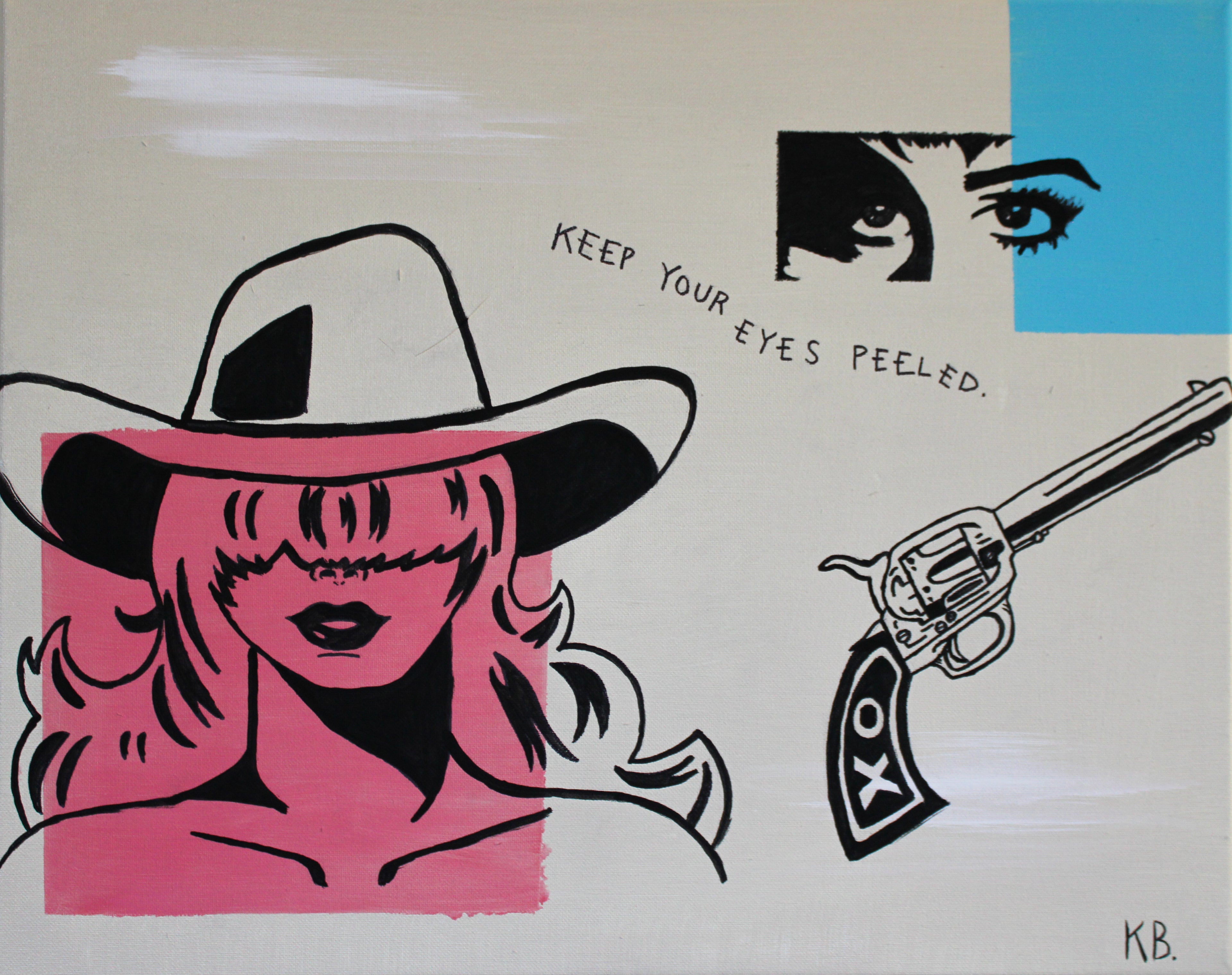 'keep your eyes peeled'